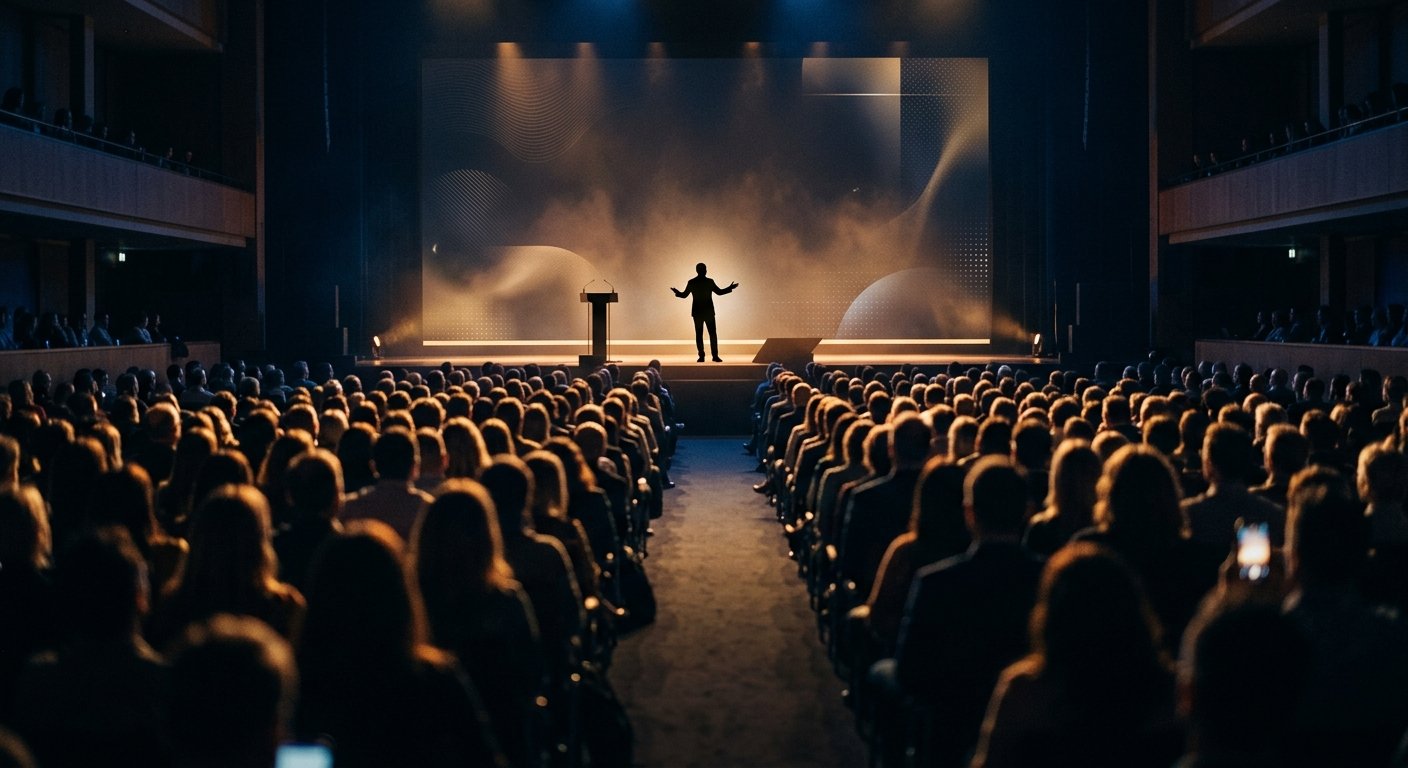 Michael Giannulis on stage